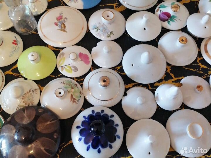 Фарфоровые крышки фарфор СССР (Империя)