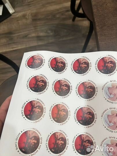 Печать Наклеек Стикеров Баннеров