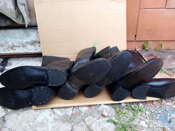 Сапоги военные хромовые