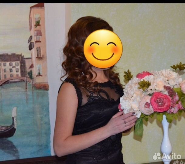 Вечернее платье с пайетками на новогодний карпор