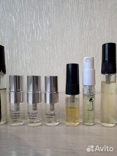 Духи отливанты оригиналы по списку