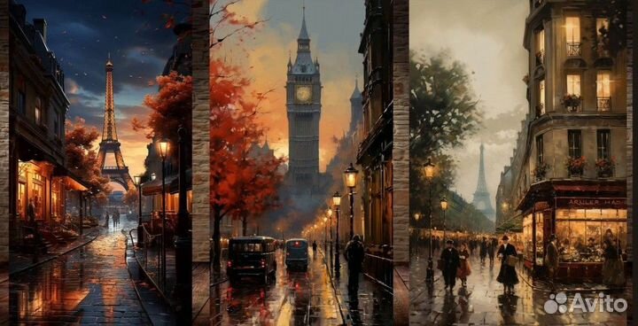 Картина улицы Европы