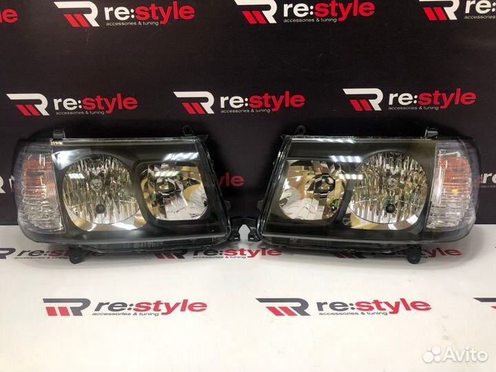 Фары Toyota Land Cruiser 100 03-07г Темные D1967