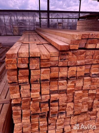 Брус обрезной 100х200х6000мм