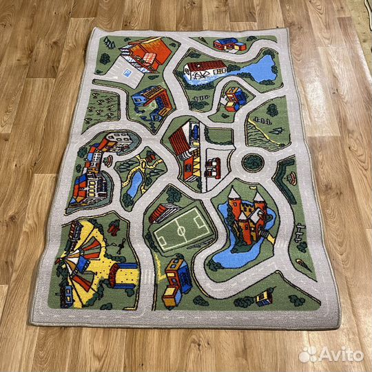 Ковер детский 1х1.5 разные дизайны на войлочной ос