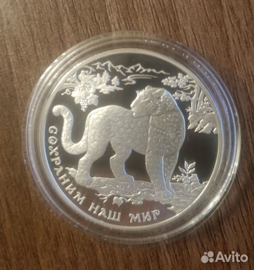 3 рубля 2011 Сохраним наш Мир (Леопард)