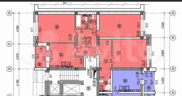 3-к. квартира, 110 м², 1/10 эт.