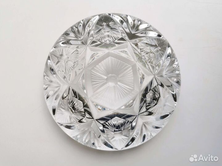 Пепельница винтажная стеклянная СССР