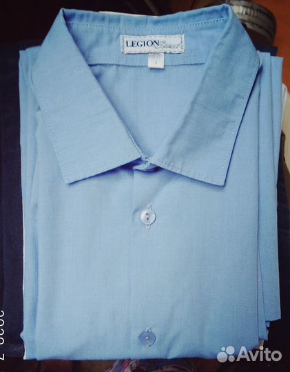 Рубашка нарядная Модал 158/164 + 2шт. х/б, п/э