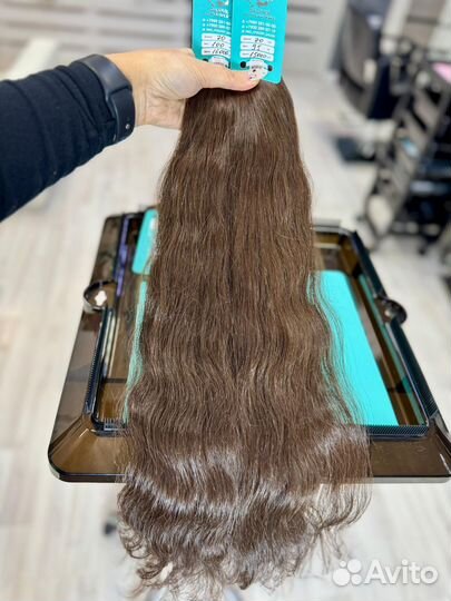 Волосы на заколках