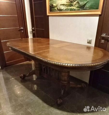 Стол обеденный раздвижной из массива дерева гивея купить в Москве ...