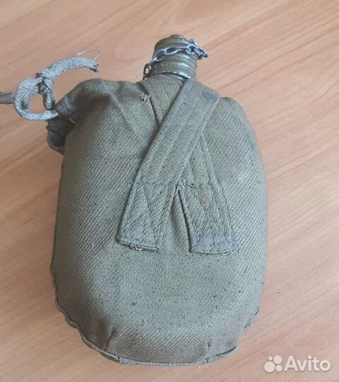 Военная армейская алюминиевая фляга в чехле СССР