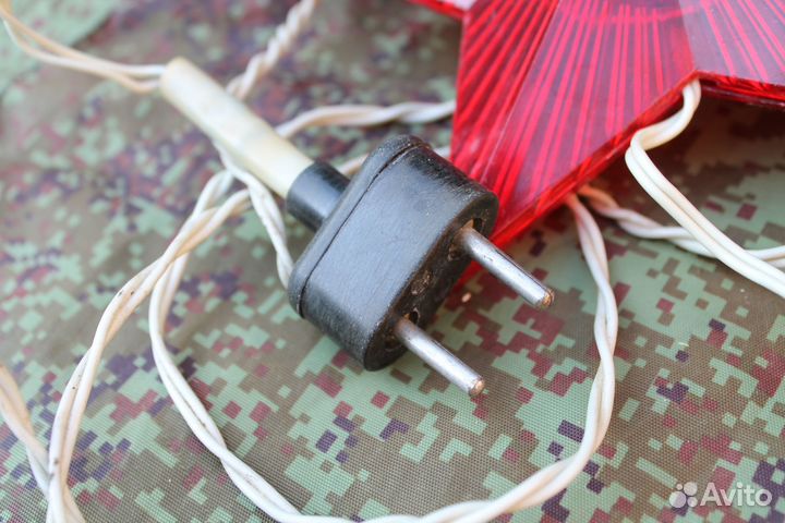 Звезда на елку СССР новогодняя игрушка елка