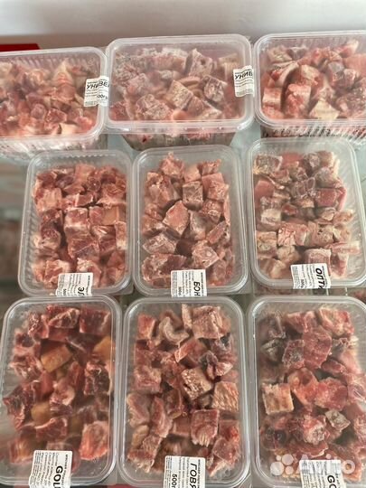 Мясо, субпродукты для собак и кошек