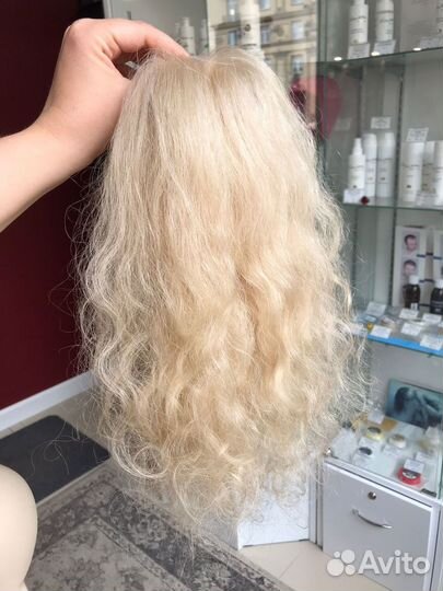 Шиньон из натуральных волос