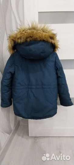 Парка зимняя для мальчика 116