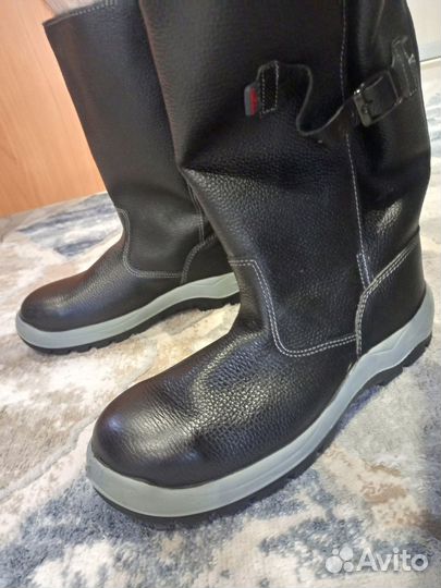 Сапоги мужские зимние кожаные 45 размер