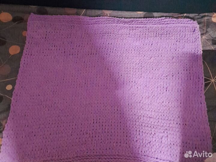 Плед детский вязаный ручная работа