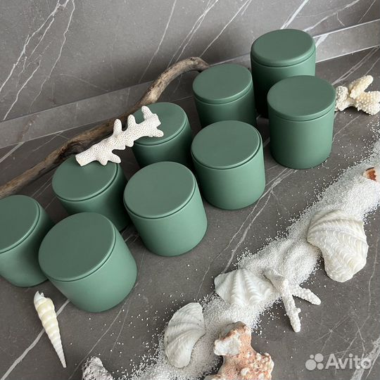 Стакан с крышкой гипс