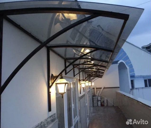 Поликарбонат монолитный 10 мм серый