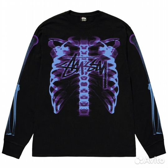 Лонгслив Stussy Rib Cage