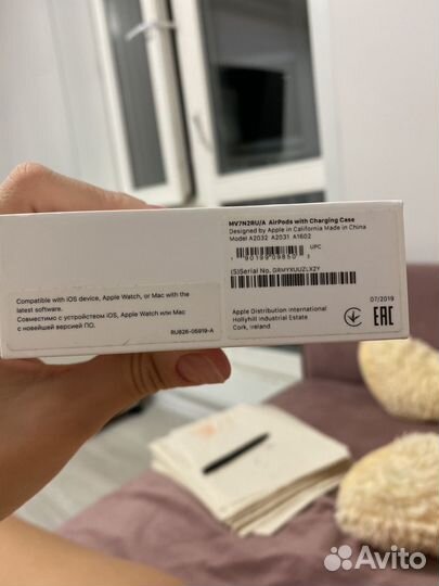 Наушники apple airpods 1