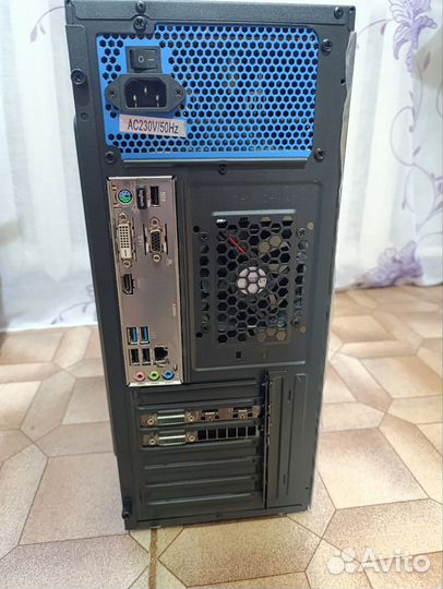 Игровой Пк core i3 9100f SSD+HDD GTX1050Ti 4gb