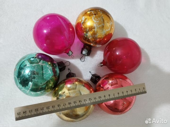 Шар елочный СССР большой