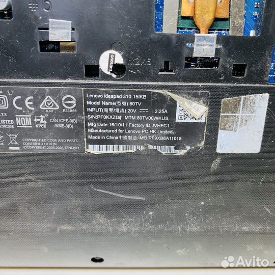 Ноутбук Lenovo ideapad 310-15IKB