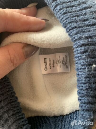 Шапка мишка 4-6 лет