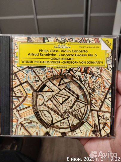 CD Glass Philip - Alfred Schnittke - Gidon Kremer