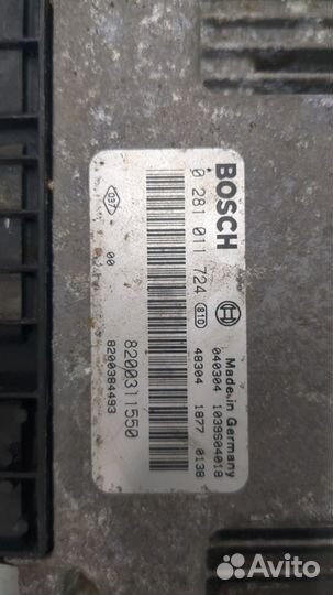 Блок управления двигателем Renault Espace 4 2002, 2004