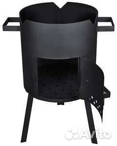 Печь-мангал для казана