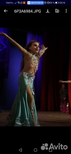 Костюм для восточного танца