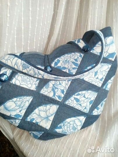 Джинсовая летняя сумка, заяц, кролик