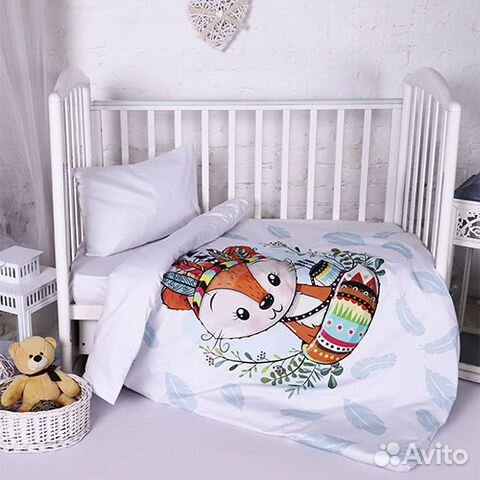 Детское постельное белье в кроватку новое