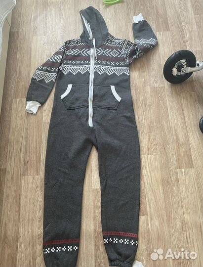 Комбинезоны новогодний принт