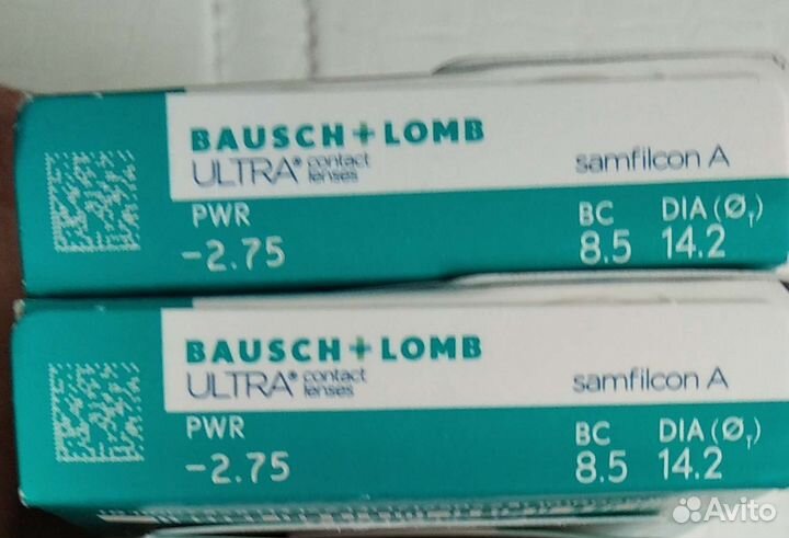 Ultra Bausch and Lomb -2.75