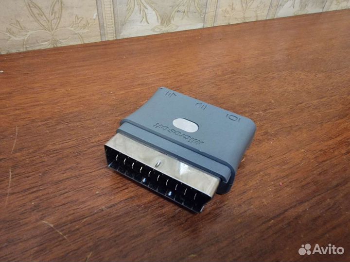 Переходник scart / скарт - Тюльпаны RCA