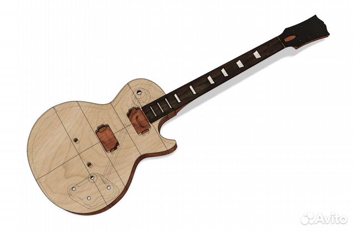 3d модель гитары