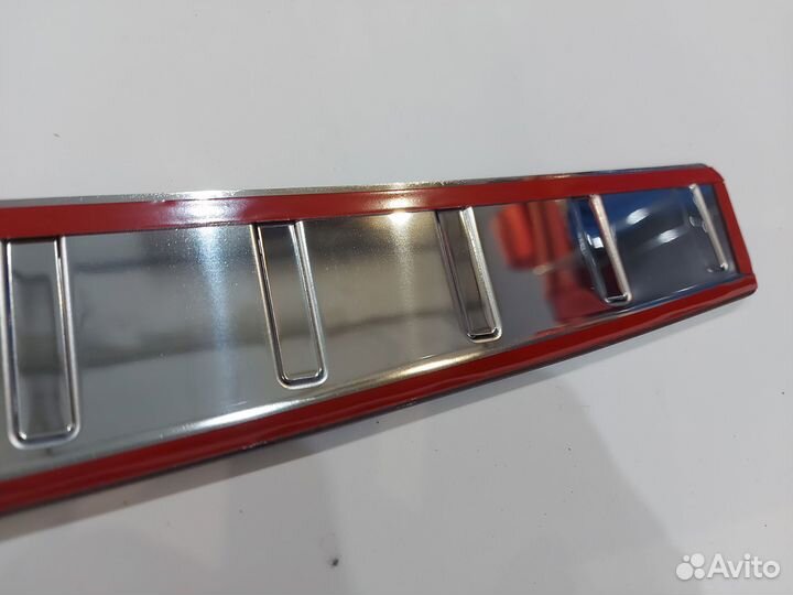 Накладка на задний бампер лада веста