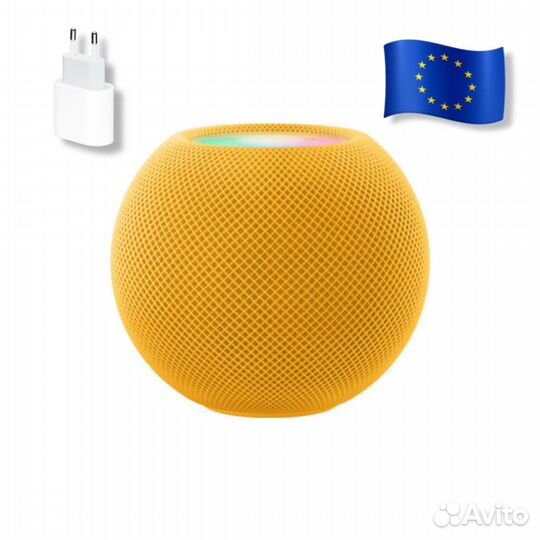 Apple HomePod mini новая желтая