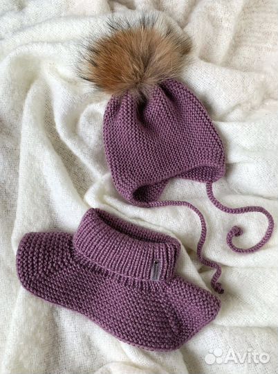 Комплект шапка, снуд