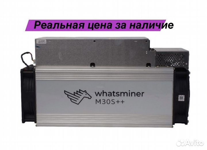 Асик Whatsminer M30s++ 102Th