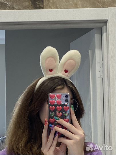 Ушки зайчика ободок