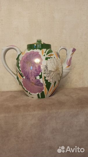 Заварочный коллекционный чайник СССР Дулево