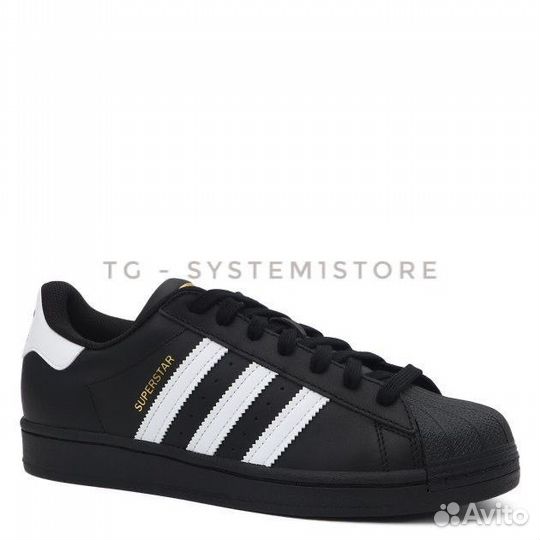 Adidas superstar черные