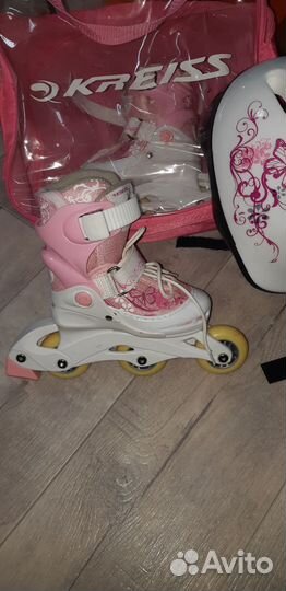 Детские ролики и защита р-р 26.29