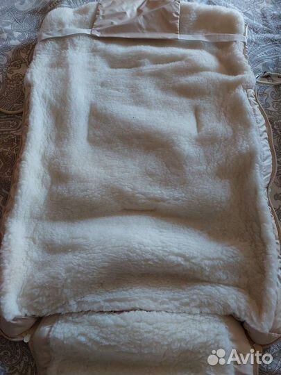 Конверт на выписку в коляску санки зимний Nuovita