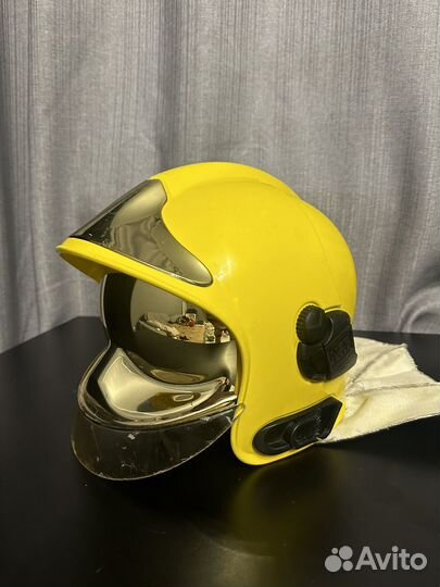 Шлем каска пожарного MSA Gallet F1 SF желтый